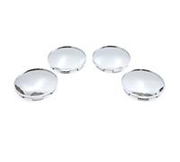 sourcing map 4pcs 68mm Argent 6 Cosse Pneu Auto Centre Roue Enjoliveur Protecteur
