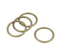 sourcing map 4Pcs Anneau O Boucle 30mm Bronzé Pour Sac matériel Artisanat Bricolage