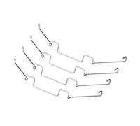 sourcing map 4pcs Attaches de Ventilateur pour Dissipateur de Chaleur de CPU, 7.5CM Attache de Fil de Type Crochet Supérieur pour Fixer le clips de Radiateur de CPU de Carte Mère PC