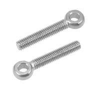 sourcing map 4pcs Boulon à œil anneau levage M6 x 35mm acier inoxydable 304 filetage