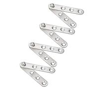 sourcing map 4pcs Charnière Pivot Porte Acier Inox 360 Degré Tournante 60mmx11mm