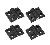 sourcing map 4pcs Charnière Porte Placard Armoire Boîte à Outil Porte Armoire électrique 57mm Long ABS Nylon