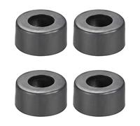 sourcing map 4Pcs D34xH19mm Caoutchouc Pieds Anti-Vibration Base Tampon Chevalet pour Haut-Parleur Guitare Amplificateur HiFi