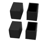 sourcing map 4pcs Embout De Chaise 20 mm x 30 mm en Caoutchouc Capuchon Jambe protecteurs de Sol Pieds de Table