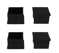 sourcing map 4pcs Embout Pied de Chasie Meuble Embout Tube Jambe Patin Capuchon Protection 2.36"x2.36"