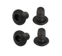 sourcing map 4pcs M4x6mm Vis Filetage à Gauche Boulon Pas à Gauche Marche Arrière Classe 10.9
