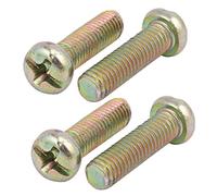 sourcing map 4pcs M5x17mm Vis Filetage Gauche boulon Tête phillips Métal pour Machine De Découpe