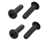 sourcing map 4pcs M5x20mm Vis Filetage à Gauche Boulon Pas à Gauche Marche Arrière Classe 10.9