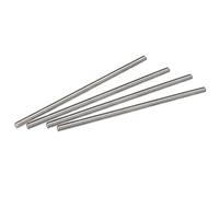 sourcing map 4Pcs M8 x 200mm Tige Filetée Entièrement 304 Inox Acier Droite Main Fil