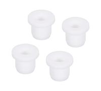 sourcing map 4Pcs Passe-Câble T-Forme Diamètre Installation 11mm, ID 7mm, Hauteur de 12mm Passe Fil Rondelle Caoutchouc Bouchons de Trous Flexibles pour Orifices de Câbles, Blanc