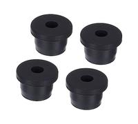 sourcing map 4Pcs Passe-Câble T-Forme Diamètre Installation 15.5mm, ID 6mm, Hauteur de 13mm Passe Fil Rondelle Caoutchouc de Protection Étanches et Flexibles pour Conduits de Câbles