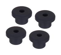 sourcing map 4Pcs Passe-Câble T-Forme Diamètre Installation 15mm, ID 6mm, Hauteur de 14mm Passe Fil Rondelle Caoutchouc de Protection Étanches et Flexibles pour Conduits de Câbles