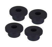sourcing map 4Pcs Passe-Câble T-Forme Diamètre Installation 19mm, ID 9mm, Hauteur de 14mm Passe Fil Rondelle Caoutchouc de Protection Étanches et Flexibles pour Conduits de Câbles
