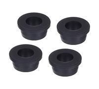 sourcing map 4Pcs Passe-Câble T-Forme Diamètre Installation 24.5mm, ID 15mm, Hauteur de 13mm Passe Fil Rondelle Caoutchouc de Protection Étanches et Flexibles pour Conduits de Câbles
