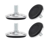 SOURCING MAP 4Pcs Pieds de meuble Pied Nivellement Réglable Patin Jambe Pied Meuble Table Chaise Protection Plancher M10x17x50mm