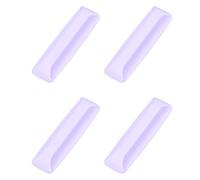 sourcing map 4Pcs Poignées Autocollantes Instantanées pour Armoires, Poignées Autocollantes avec Adhésif pour Armoire, Salle de Bain, Commode, Placard, Violet Clair