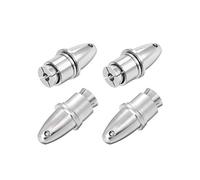 sourcing map 4Pcs RC Avion Fileuses Hélice Adaptateur Économiseur pour Arbre Moteur sans Balais (3.17mm Ouverture et 5mm Sortie Axe)