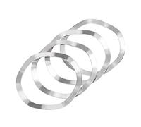 sourcing map 4pcs Rondelle élastique ondulée 39mm x 46mm x 0.5mm 304 Acier Inoxydable