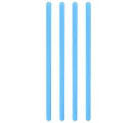 sourcing map 4pcs Silicone Remuer barres 5,5" Réutilisable Agitation Tiges pour Mélange Époxy Résine Liquide Peinture Arts Bricolage Artisanat, Bleu