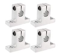 sourcing map 4Pcs SK10 Linéaire movement Rail Tige serrage fixation Guide support pour 10mm Dia arbre
