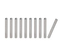 sourcing map 4x25mm Goujons Goupilles, 10pcs 304 Inox Acier Rond Tête Plat Chanfreiné Terminal Cheville Broche Bois Superposé Lit Étagère Chevilles Support Étagères Attacher Éléments
