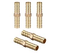 sourcing map 5/16" Raccord Cannelé laiton Barbillon flexible connecteur droit Bateau Carburant 5Pcs