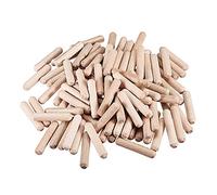sourcing map 5/16"x 1-9/16"(8x40mm) Bois Goupille Bois Séché Four Cannelé Biseauté Bois Dur 100pcs