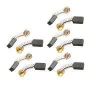 sourcing map 5 Paires Charbon Balais Moteur Carbone Brosse US-SA-AJD-09164 15mm x 10mm x 6mm pour Électroportatif Outil