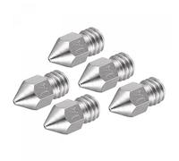 sourcing map 5 Paquet 0,4mm Imprimante 3D Buse Acier Inox Buse pour Extrudeuse, 1,75mm Filaments