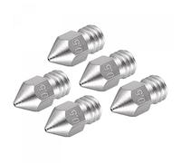 sourcing map 5 Paquet 0,5mm Imprimante 3D Buse Acier Inox Buse pour Extrudeuse, 1,75mm Filaments