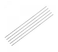 sourcing map 5 Pcs 0.8mm Mini Micro Forets Hélicoïdaux Haute Vitesse Acier Droit Tige Extra Long Perceuse Pointe 80mm pour Aluminium Alliage