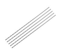 sourcing map 5 Pcs 1.3mm Mini Micro Forets Hélicoïdaux Haute Vitesse Acier Droit Tige Extra Long Perceuse Pointe 100mm pour Aluminium Alliage