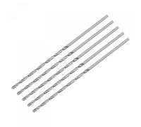 sourcing map 5 Pcs 1.8mm Mini Micro Forets Hélicoïdaux Haute Vitesse Acier Droit Tige Extra Long Perceuse Pointe 80mm pour Aluminium Alliage