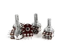 sourcing map 5 pcs 5 K Ohm B5 K 6 broches Fuseau linéaire simple potentiomètre rotatif