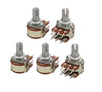 sourcing map 5 Pcs B500K Modèle B 500k Ohm 6 linéaire double borne Potentiomètre Rotatif