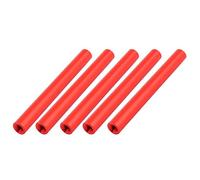sourcing map 5 Pcs M3 x 45mm Rond Aluminium Colonne Alliage Entretoise Espacement Gou Fixation pour Quadcopter Rouge