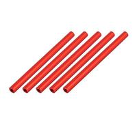 sourcing map 5 Pcs M3 x 70mm Rond Aluminium Colonne Alliage Entretoise Espace Gou Fixation pour Quadcopter Rouge