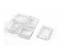 sourcing map 5 pcs silicone clair blanc interrupteur à bascule étanche protégez couvercle Rectangle Cap