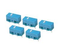 sourcing map 5 Pcs Souris Micro Changer 0,74N 2000w Temps Bleu Blanc