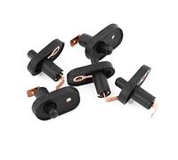 sourcing map 5 Pièces Caoutchouc Noir Porte Lampe Interrupteur Pour Voiture