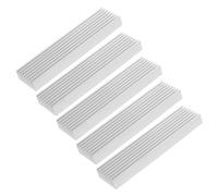 sourcing map 5 x En ton argent en aluminium Radiateur Dissipateur de chaleur100x25x10mm