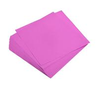 sourcing map 50 Feuilles Papier Origami Double Face Rose Rouge 15 x 15 cm