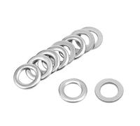 sourcing map 50 Pcs 4mm x 7mm x 0,8mm Rondelle Plate en Acier Inoxydable 304 pour Boulon à Vis