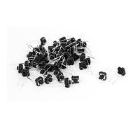sourcing map 50 pcs DIP 2 broches momentané bouton-poussoir Tactile tact commutateurs 6 x 6 x 5mm