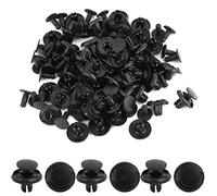 sourcing map 50 Pcs Rivet en Plastique Trou de 7.5 mm diamètre Clip de Fixation Pare-Choc Garde-Boue