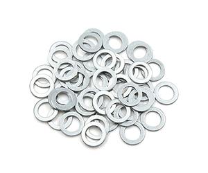 sourcing map 50 Pcs Rondelles Joint Huile En Aluminium Bouchon Vidange
