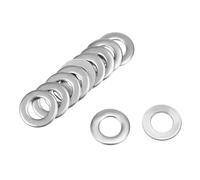 sourcing map 500Pcs 3mm x 6mm x 0.8mm Rondelle Plate en Acier Inoxydable 304 pour Boulon à Vis