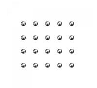 sourcing map 500Pcs 4.76 mm Carbone Acier Roulement Billes Précision Poli