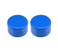 sourcing map 50mm Programme 50 PVC Tuyau Capuchon Raccord Embouts Antidérapants DWV(Évent Vidange) Irrigation Piscine Atténuation Son Bleu 2Pcs
