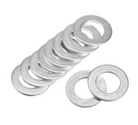 sourcing map 50mm x 29mm x 3mm Carbone Acier Plat Rondelle pour Vis Boulon 15Pcs